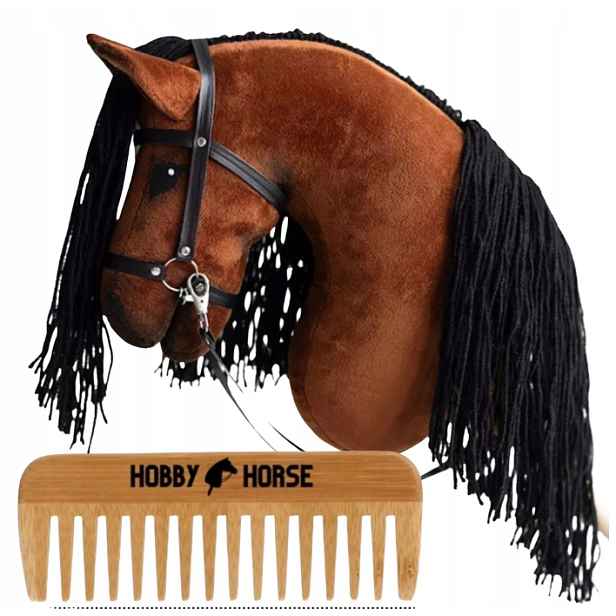 Hobby Horse Kůň Na Tyči A3 Koník Hlava Koně Tyč S Hřívou Hřeben