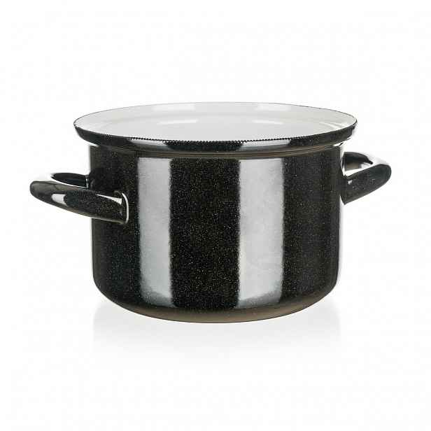 Belis Smaltovaný hrnec Standard 14 cm, černá