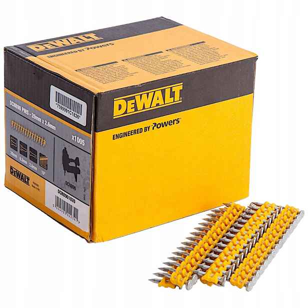 Dewalt DCN8901025 Hřebíky Do Hřebíkovačky DCN890 2,6x25mm 1005ks