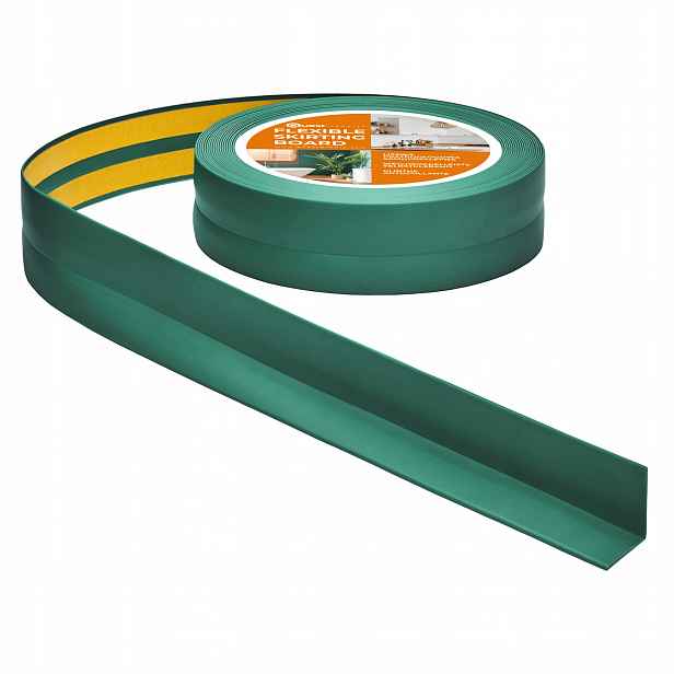 Dokončovací lišta samolepicí zelená Pvc 25 m 30x30 mm