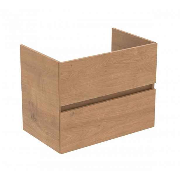 Ideal Standard Eurovit+ - Umyvadlová skříňka, 70x55x44 cm, 2 zásuvky, přírodní dub R0261Y8