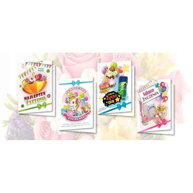 Karnet na Narozeniny pro Dívku Přání dětem