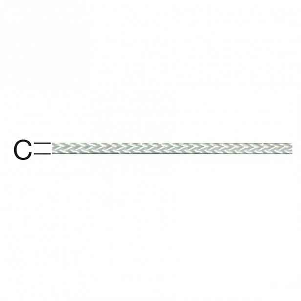 Pa-šňůra pleten bí 2,3 mm