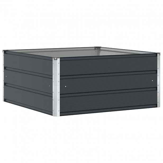 vidaXL Truhlík Antracit 100 x 100 x 45 cm Ocel