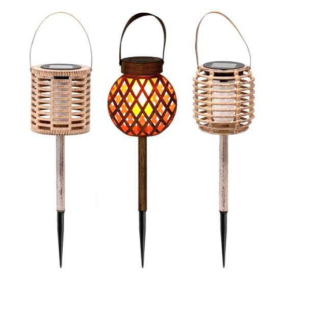 Chomik Zahradní solární lampa ANTIQUE SOL4399 | 3 ks mix