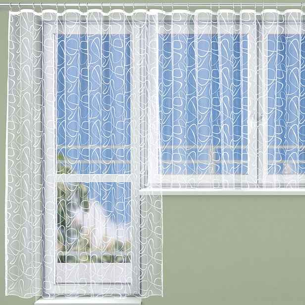 Žakárová záclona Tylex ZOE balkonové dveře 250 x 200 cm