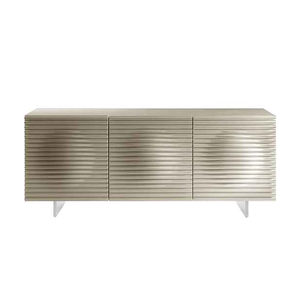 LivinHill Komoda Hudson 180 cm písková/chrom