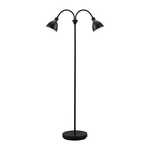 Podlahová lampa Ray E14 2X25W max Metal Černá Nordlux
