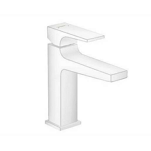 Umyvadlová baterie Hansgrohe Metropol s clic-clacem matná bílá 32507700