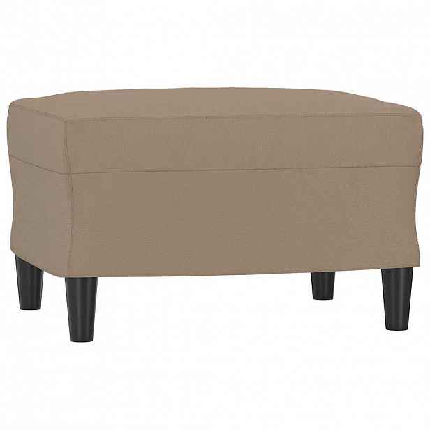 vidaXL Podnožka cappuccino 60 x 50 x 41 cm umělá kůže