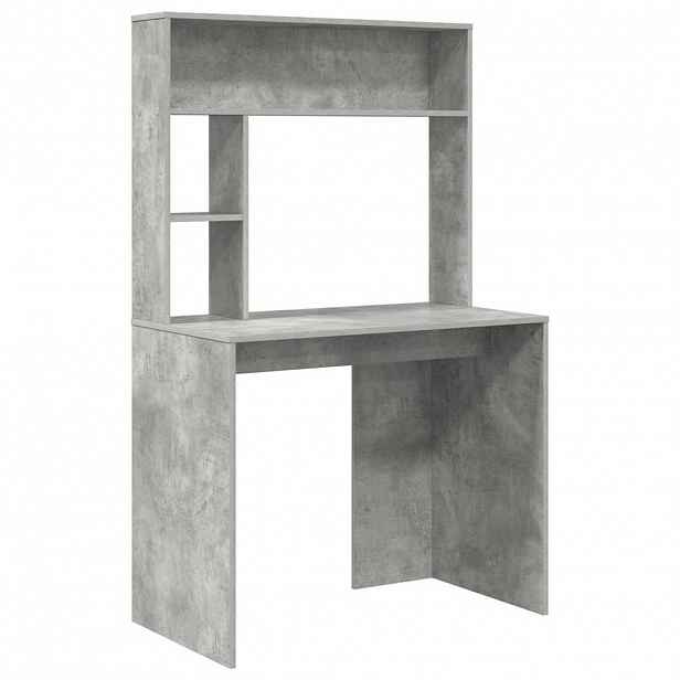 vidaXL Stůl Betonově šedá 91 x 50 x 149 cm Kompozitní dřevo