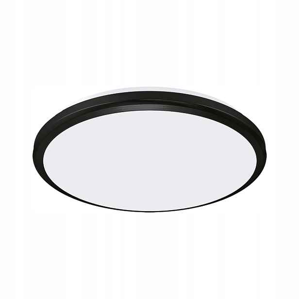 Stropní Svítidlo Led venkovní Struhm Planar černý IP54 Ø31cm 24W 2640lm