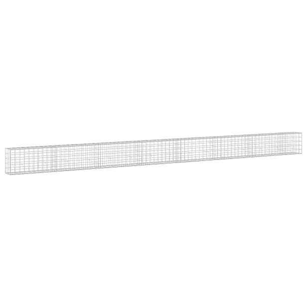 vidaXL Gabion s drátem 3,5 mm a síťkou 10x10 cm 750x30x50 cm