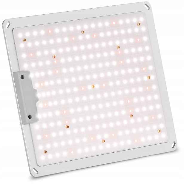 Lampa pro pěstování rostlin plné spektrum 30x24 cm 234 Led 110 W stříbrná