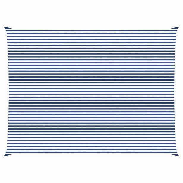 vidaXL Sluneční plachta Modrá a bílá 6 x 8 m 100% polyester Oxford