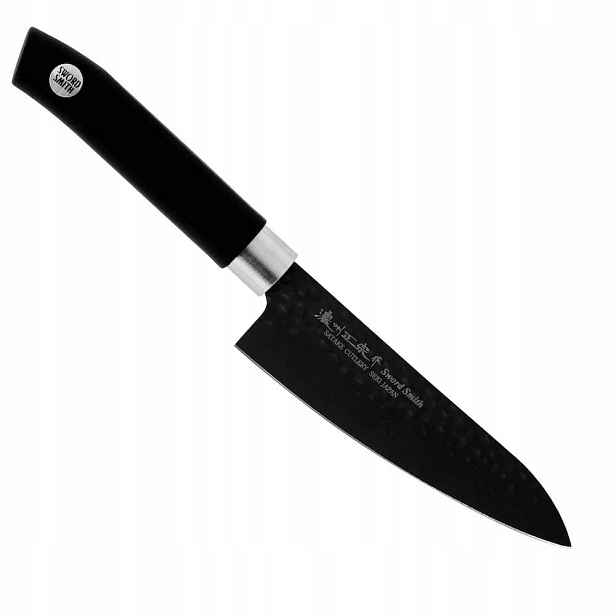 Satake Sword Smith Black Japonský Nůž Univerzální 56-58 Hrc 13,5 cm