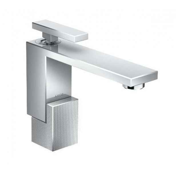 Axor Edge - Umyvadlová baterie s výpustí Push-Open, chrom/diamantový brus 46011000