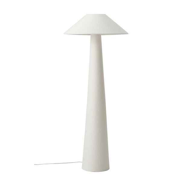 Bílá látková stojací lampa (výška 123 cm) Mila – Ellos Home