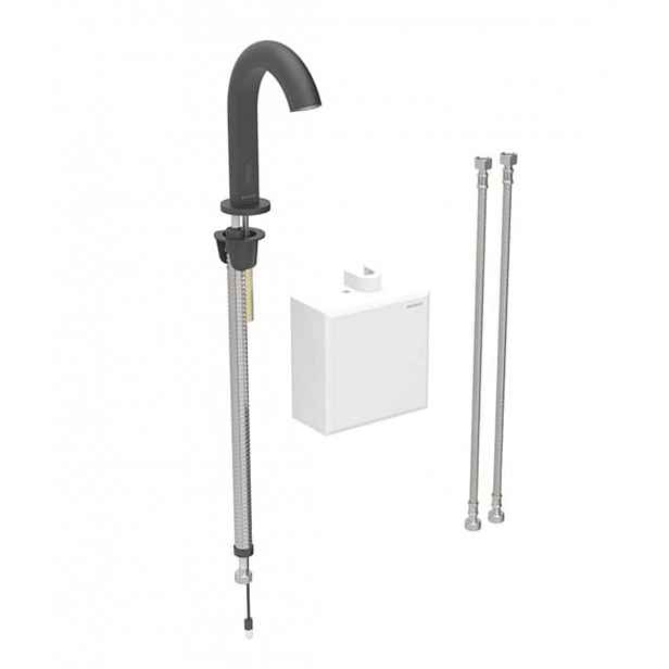 Geberit Piave - Elektronická umyvadlová baterie, bateriové napájení, easy to clean, matná černá 116.164.14.1
