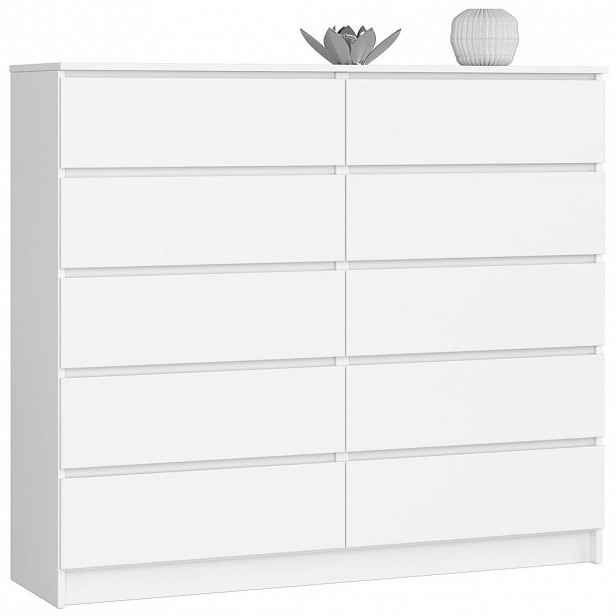 RAUMHIRSCH FURNITURE KOMODA bílá 121/138/40
