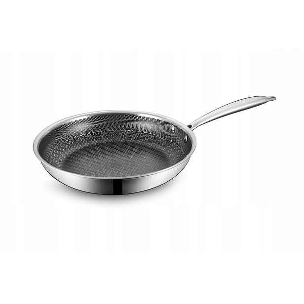 Profesionální pánev MR1214 28 cm nerezová ocel 3 vrstvy indukce