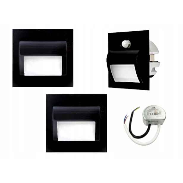 Sada schodišťových světel Halogen Led 3x senzor