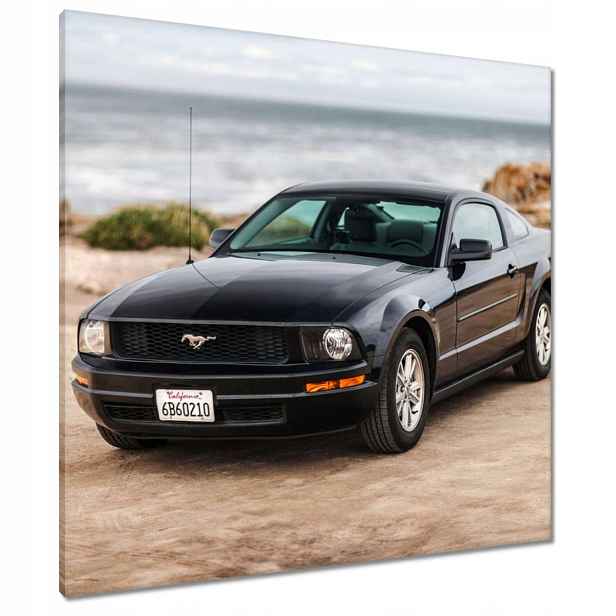Obrazy 80x80 Černý Ford Mustang