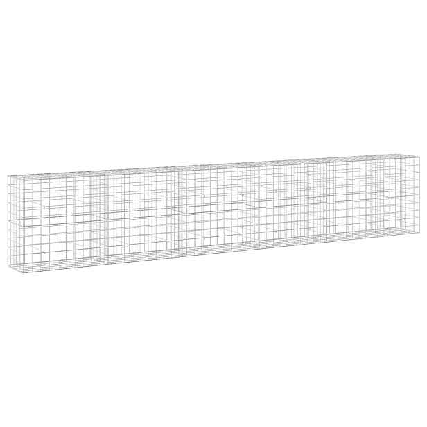 vidaXL Gabion s drátem 3,5 mm a síťkou 10x10 cm 550x50x100 cm