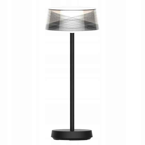 Venkovní stolní lampa na terasu černá Led akumulátorová IP44 2700K Polux