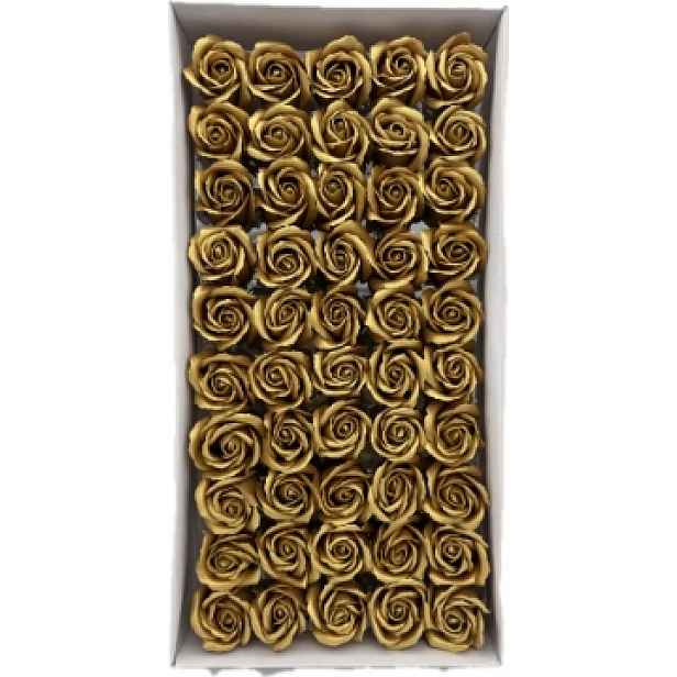 Gold Zlatá Mýdlová růže (50 ks)