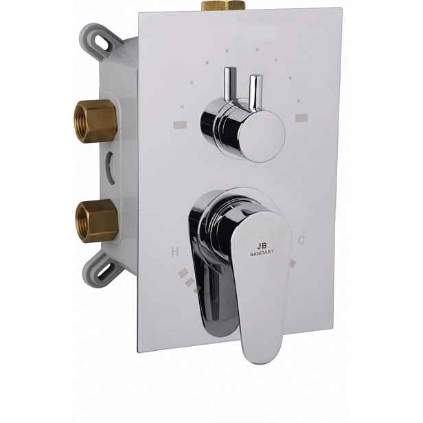 JB Sanitary Podomítkový box TIRA, třícestný D10 72 00