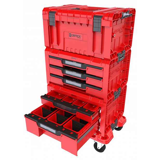 Qbrick System Pro Drawer Workshop Set 4 boxů na nářadí na kolečkách