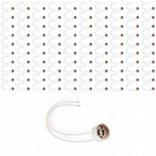 Set Keramická objímka K002 zásuvka násada GU10 100 Ks
