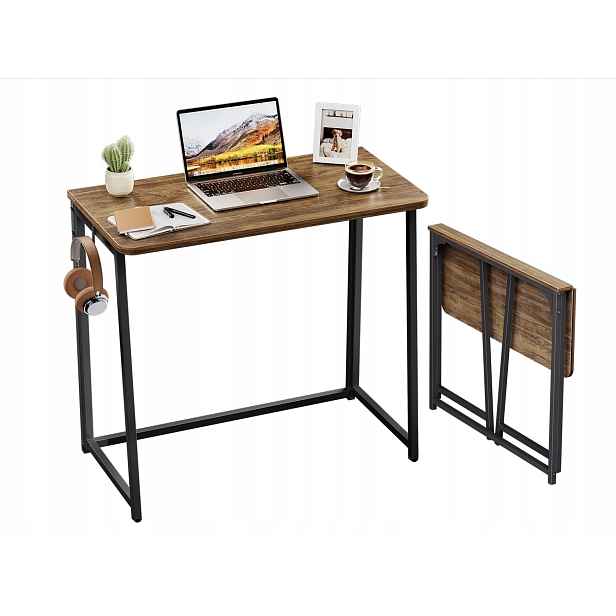 Skládací Počítačový Stůl 80 CM Malý Pro Malé Místnosti K Notebooku