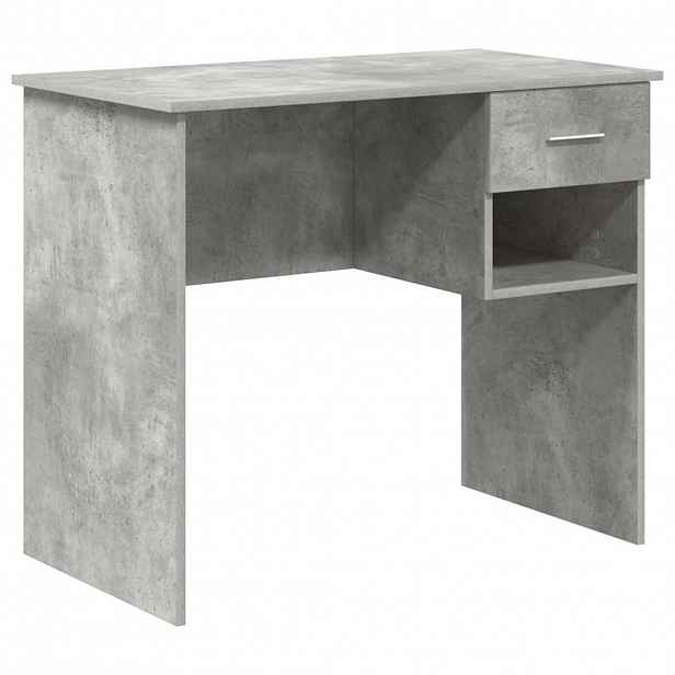 vidaXL Stůl Betonově šedá 90 x 49 x 75 cm Kompozitní dřevo