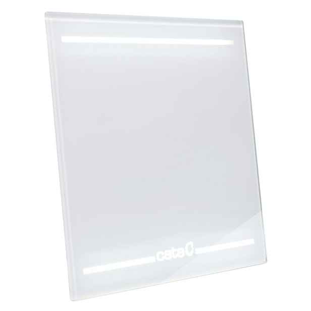 CATA Sklo pro ventilátor 00900500, stříbrná