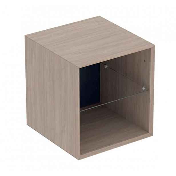 Geberit ONE - Boční skříňka 45x49x47 cm, otevřená, dub 505.079.00.5