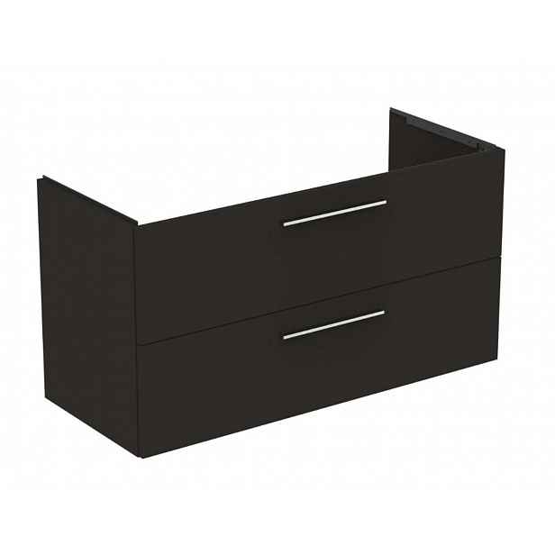 Ideal Standard i.Life B - Umyvadlová skříňka, 120x63x51 cm, 2 zásuvky, matná uhlově šedá T5514NV
