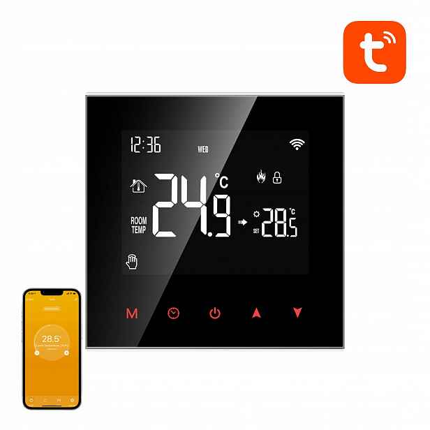 Inteligentní termostat Avatto WT100 Wi-Fi Tuya pro ohřev vody 3A Alexa