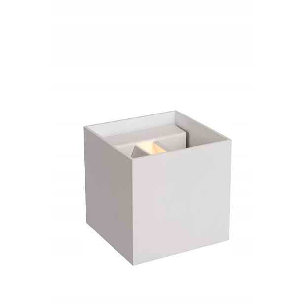 Lucide Nástěnné svítidlo Xio G9 4W 2700K čtverec bílé 10 cm Led IP20