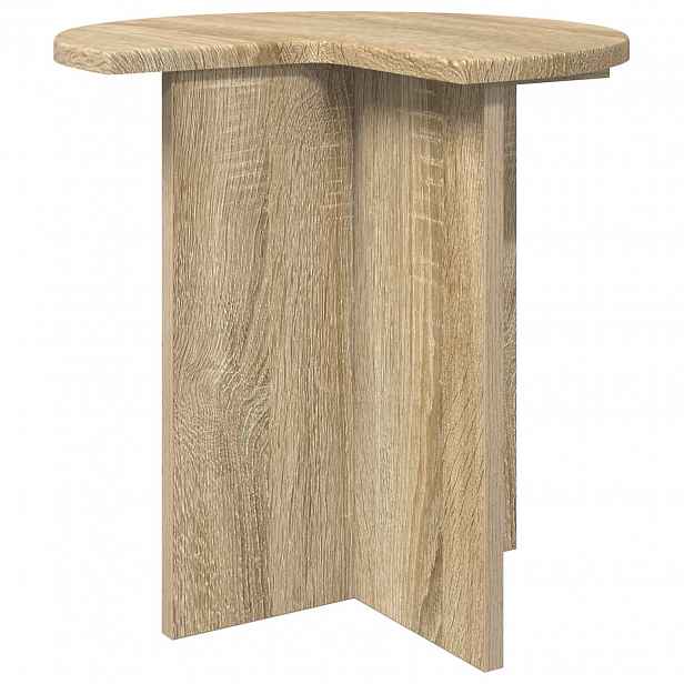 vidaXL Boční stůl Dub sonoma Ø 39 x 38 cm Kompozitní dřevo