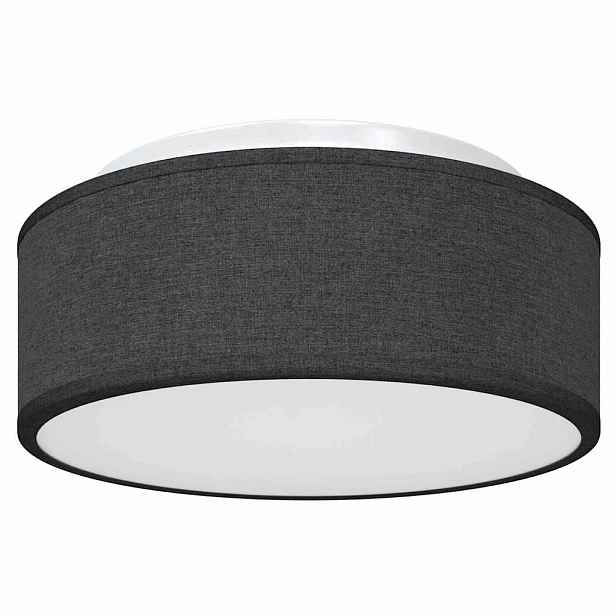 vidaXL Stropní lampa s reflektory Černá 30 x 30 x 13,5 cm textil