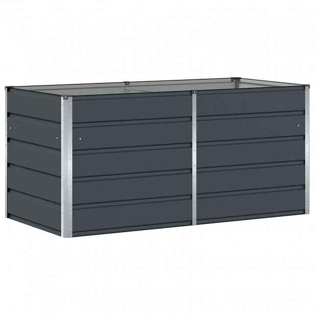 vidaXL Truhlík Antracit 160 x 80 x 75 cm Ocel
