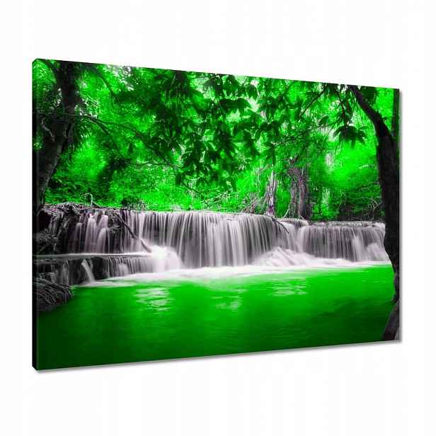 Obrazy 80x60 Zelený vodopád Kaskáda