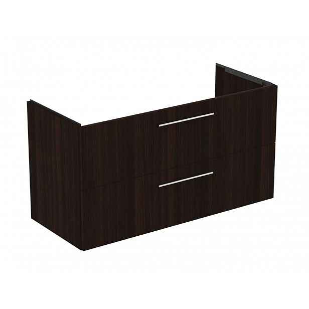 Ideal Standard i.Life B - Umyvadlová skříňka, 120x63x51 cm, 2 zásuvky, kávový dub T5514NW