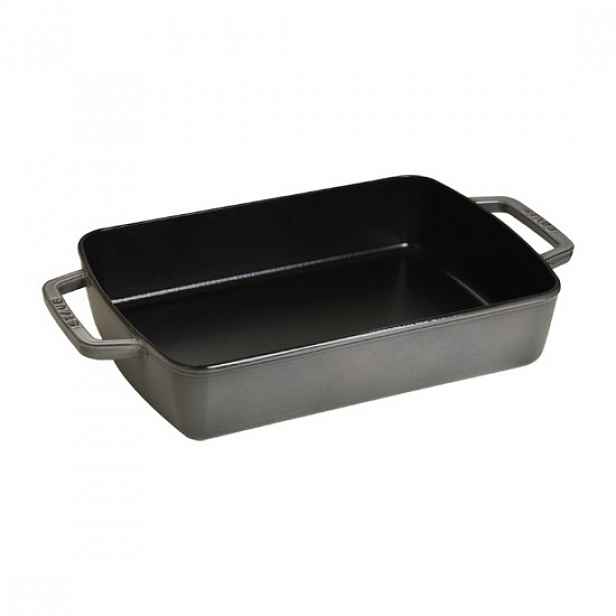 Plech do trouby, litinový, 30 × 20 cm, Graphite Grey - Staub