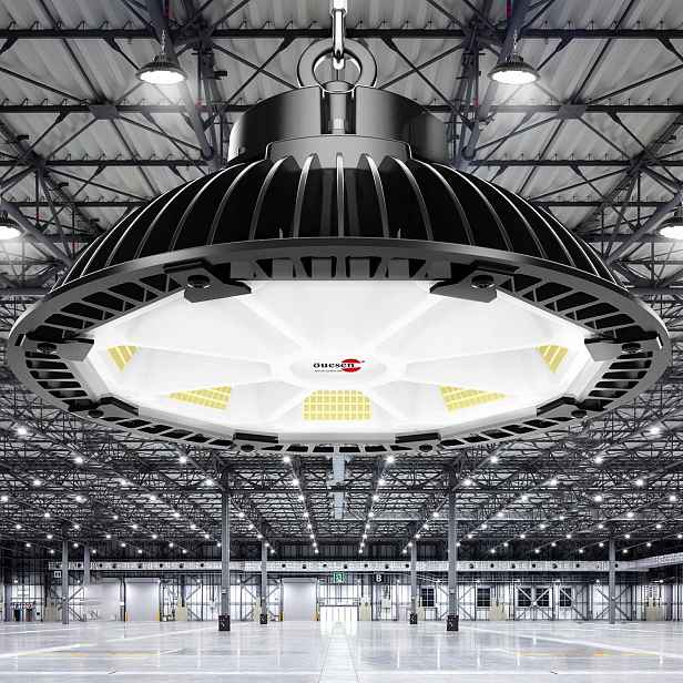 Průmyslová Led lampa reflektor Ufo IP65 5000K, skladová dílna