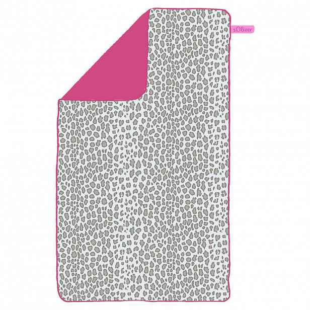 S. Oliver OSUŠKA NA PLÁŽ, 80/160 cm, pink, světle šedá