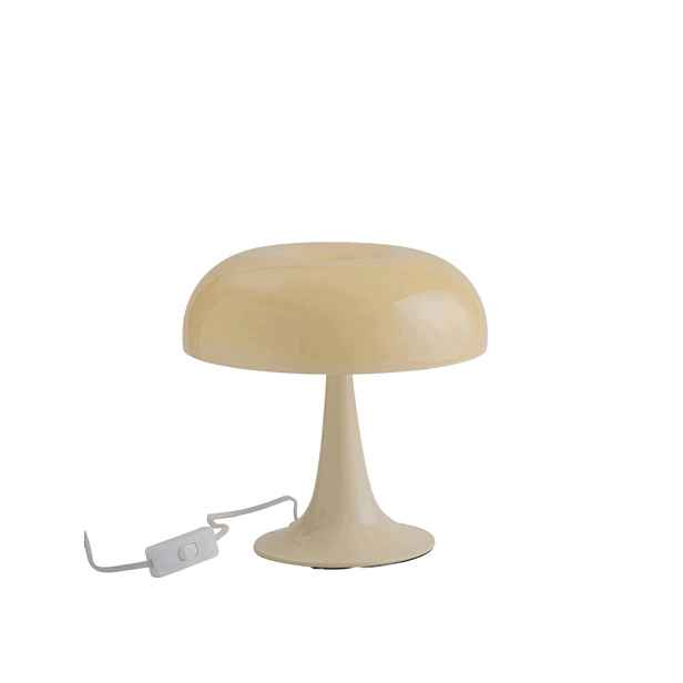 Stolní lampa Celeste houba retro krémová 25,5x25,5x25 cm Homla