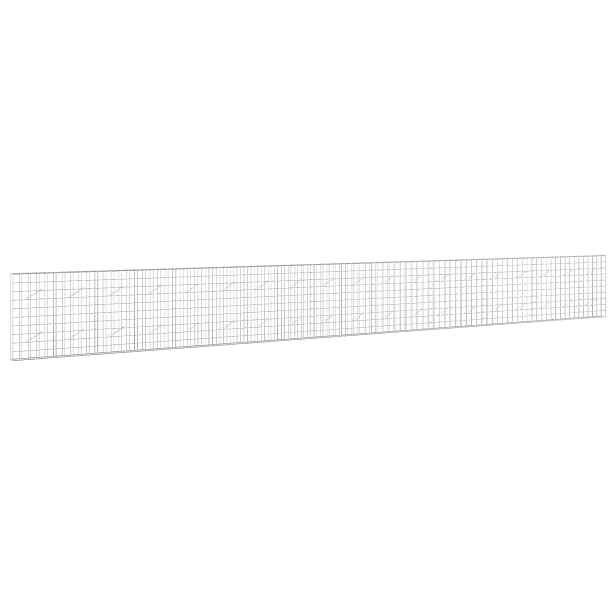 vidaXL Gabion s drátem 3,5 mm a síťkou 10x10 cm 950x10x100 cm
